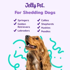 Ryan's Pet Supplies Jelly Pet Dual Deshedding Rake
