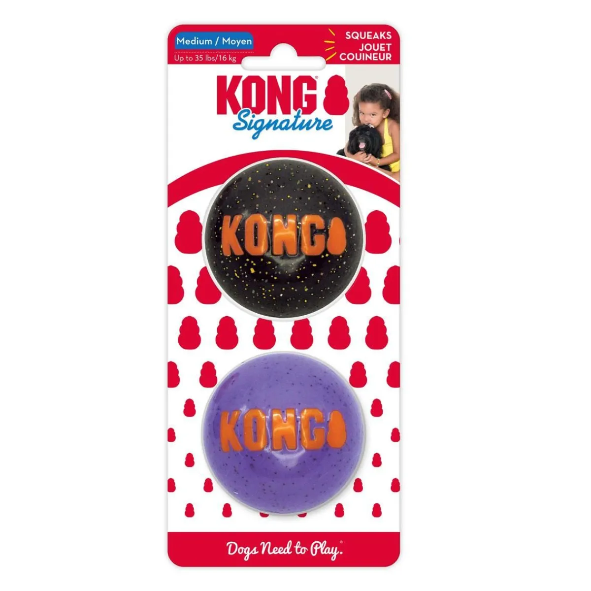 Ryan's Pet Supplies KONG Halloween Signature Ball Medium
