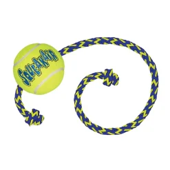 Ryan's Pet Supplies KONG Squeaker Ball with Rope - Medium