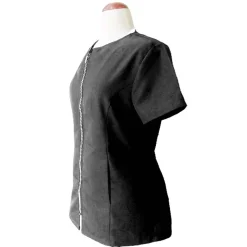 Ryan's Pet Supplies Ladybird Line Women's Black & Rhinestone Grooming Jacket