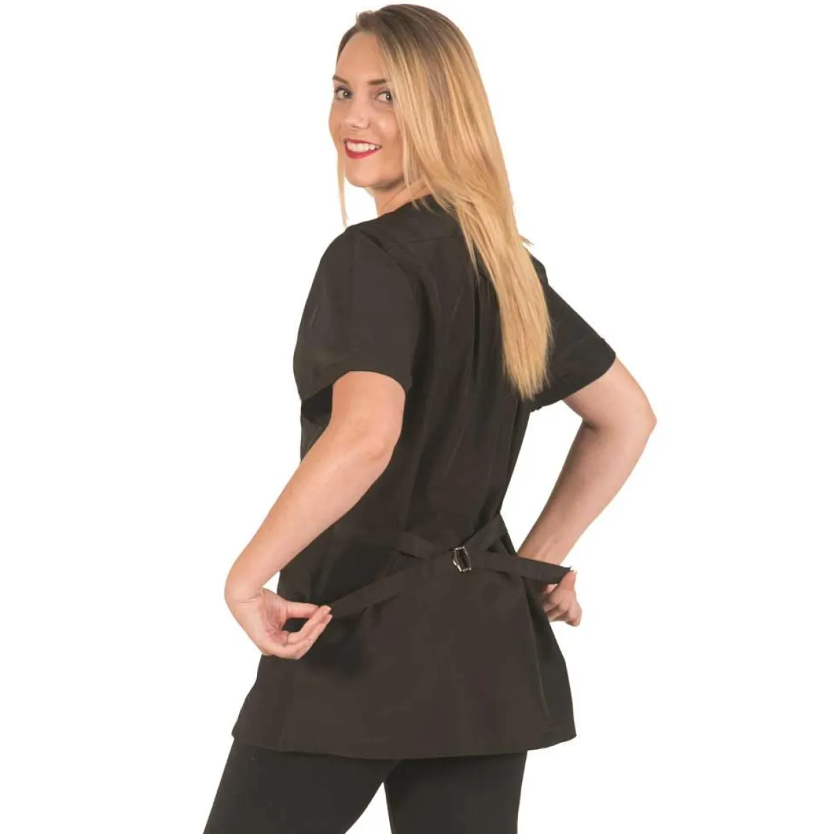 Ryan's Pet Supplies Ladybird Line Women's Black & Rhinestone Grooming Jacket