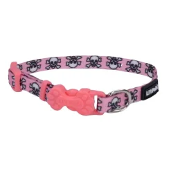 Ryan's Pet Supplies Li'L Pals Green Dot Dog Collar - Adjustable 6"-8"