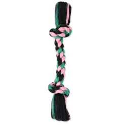 Ryan's Pet Supplies Mammoth Pet Cotton Blend Color Rope Bone 6"