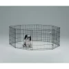 Ryan's Pet Supplies Midwest Exercise Pen Black Finish 24 High 8 Panels W/O Door