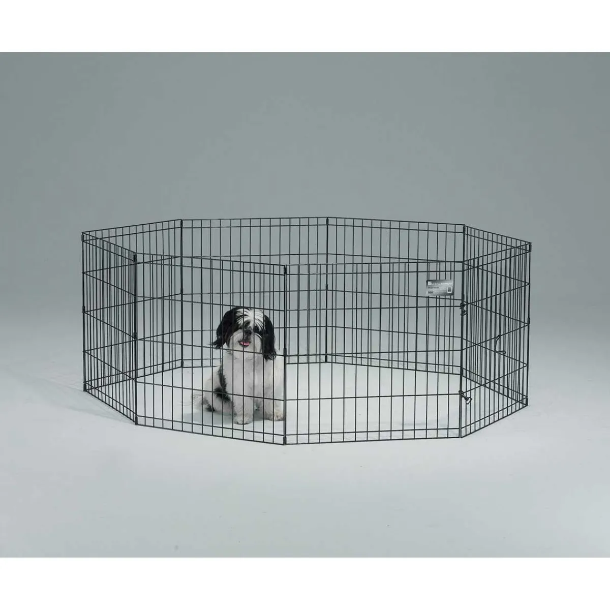 Ryan's Pet Supplies Midwest Exercise Pen Black Finish 36" High 8 Panels Without Door