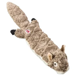 Ryan's Pet Supplies Mini Skinneeez Extreme Quilted Squirrel 14"