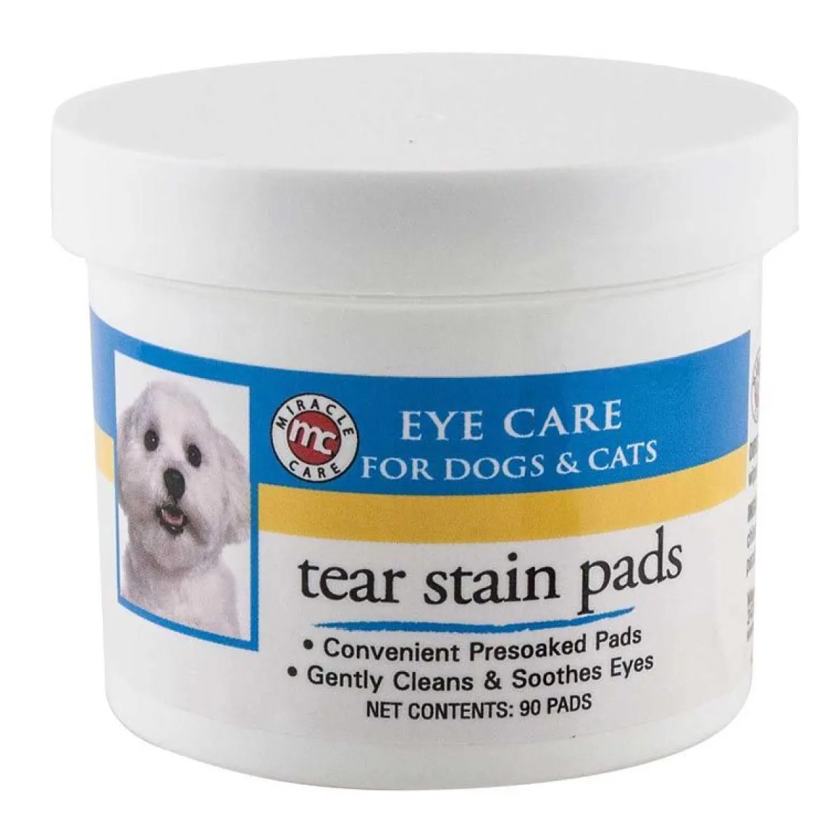 Ryan's Pet Supplies Miracle Care Eye Care Tear Stain Pads For Dogs And Cats