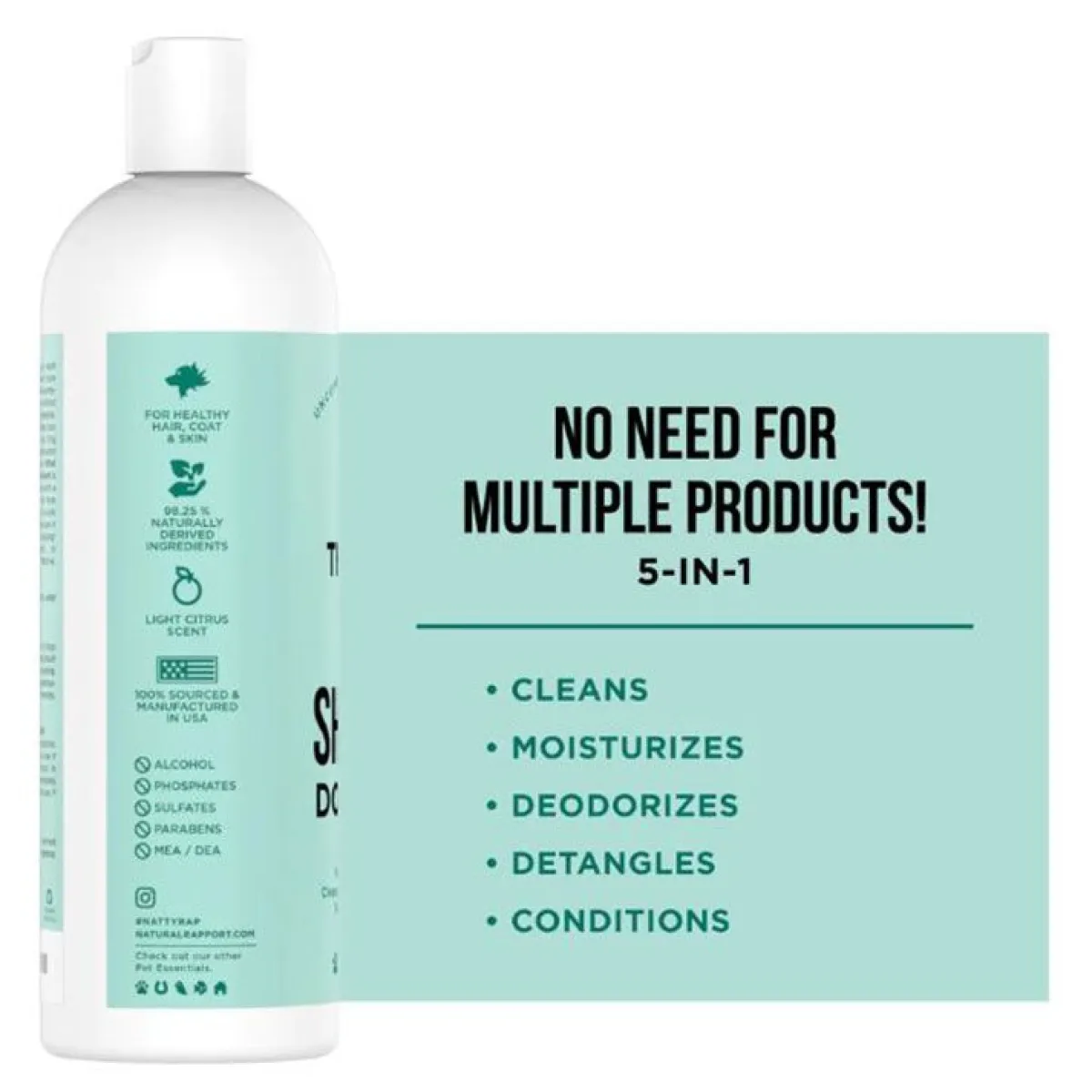 Ryan's Pet Supplies Natural Rapport The Only Dog Shampoo Dogs Need