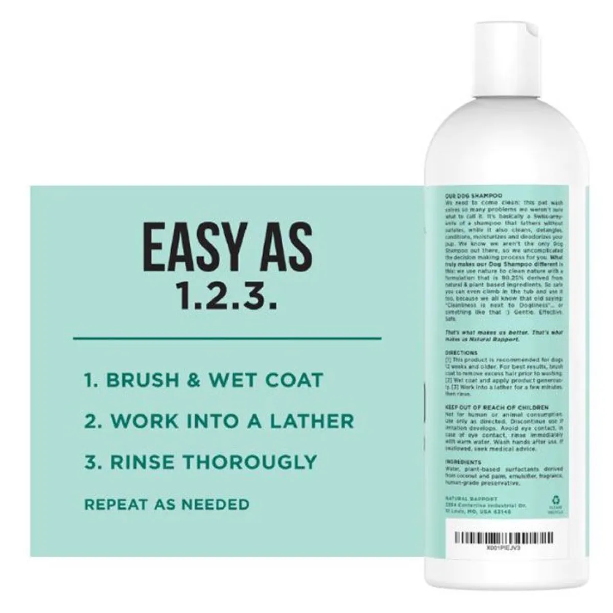 Ryan's Pet Supplies Natural Rapport The Only Dog Shampoo Dogs Need
