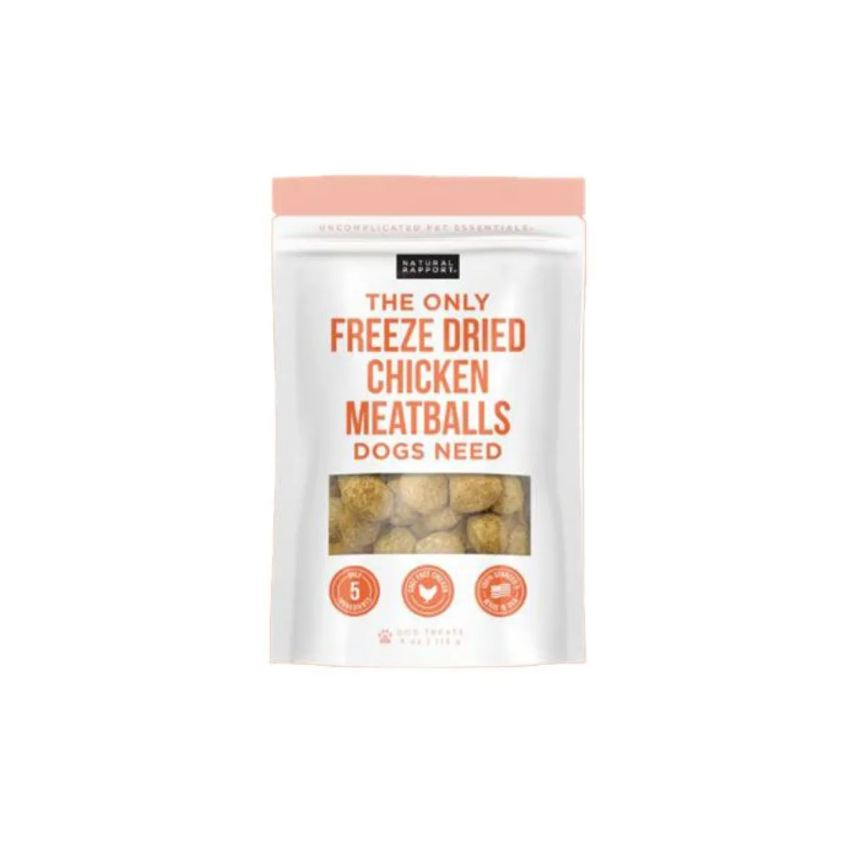 Ryan's Pet Supplies Natural Rapport The Only Freeze Dried Meatballs Dogs Need