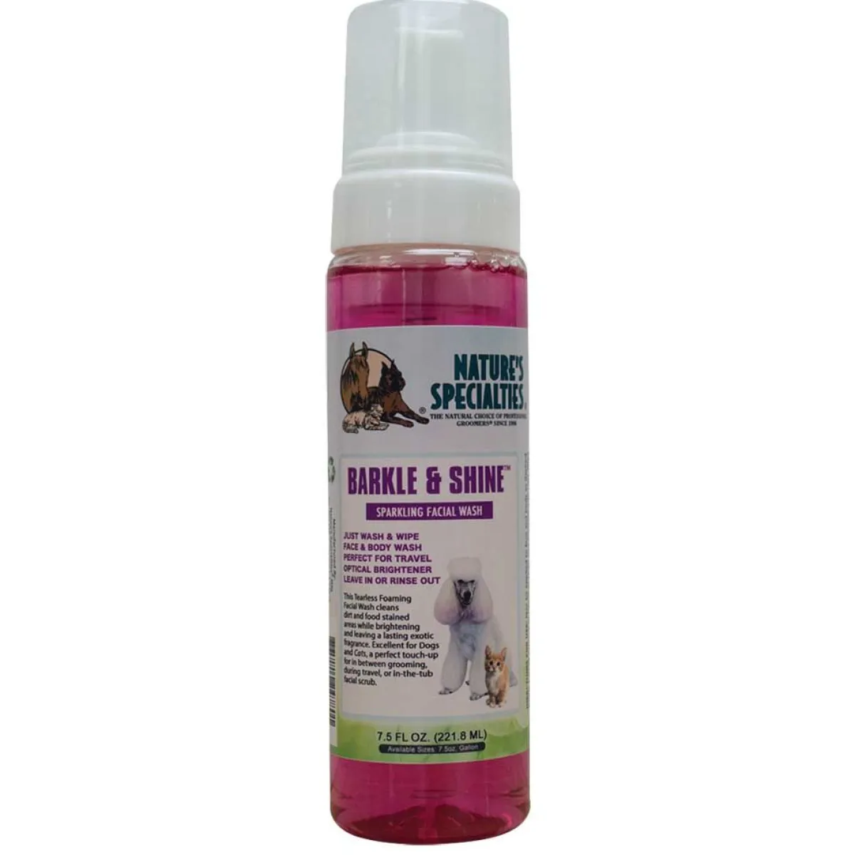 Ryan's Pet Supplies Nature's Specialties Barkle and Shine Pet Facial Wash