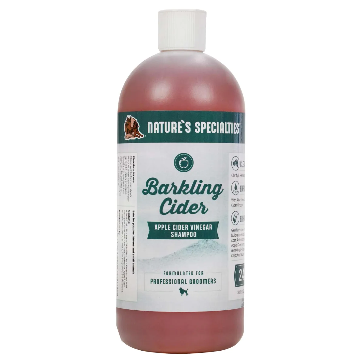 Ryan's Pet Supplies Nature's Specialties Barkling Cider Shampoo 24:1