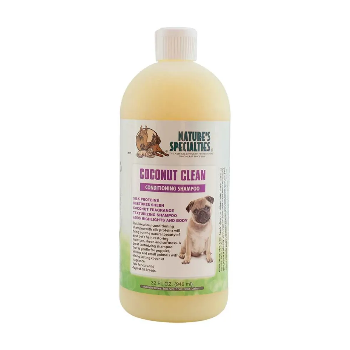 Ryan's Pet Supplies Nature's Specialties Coconut Clean Pet Shampoo 16:1