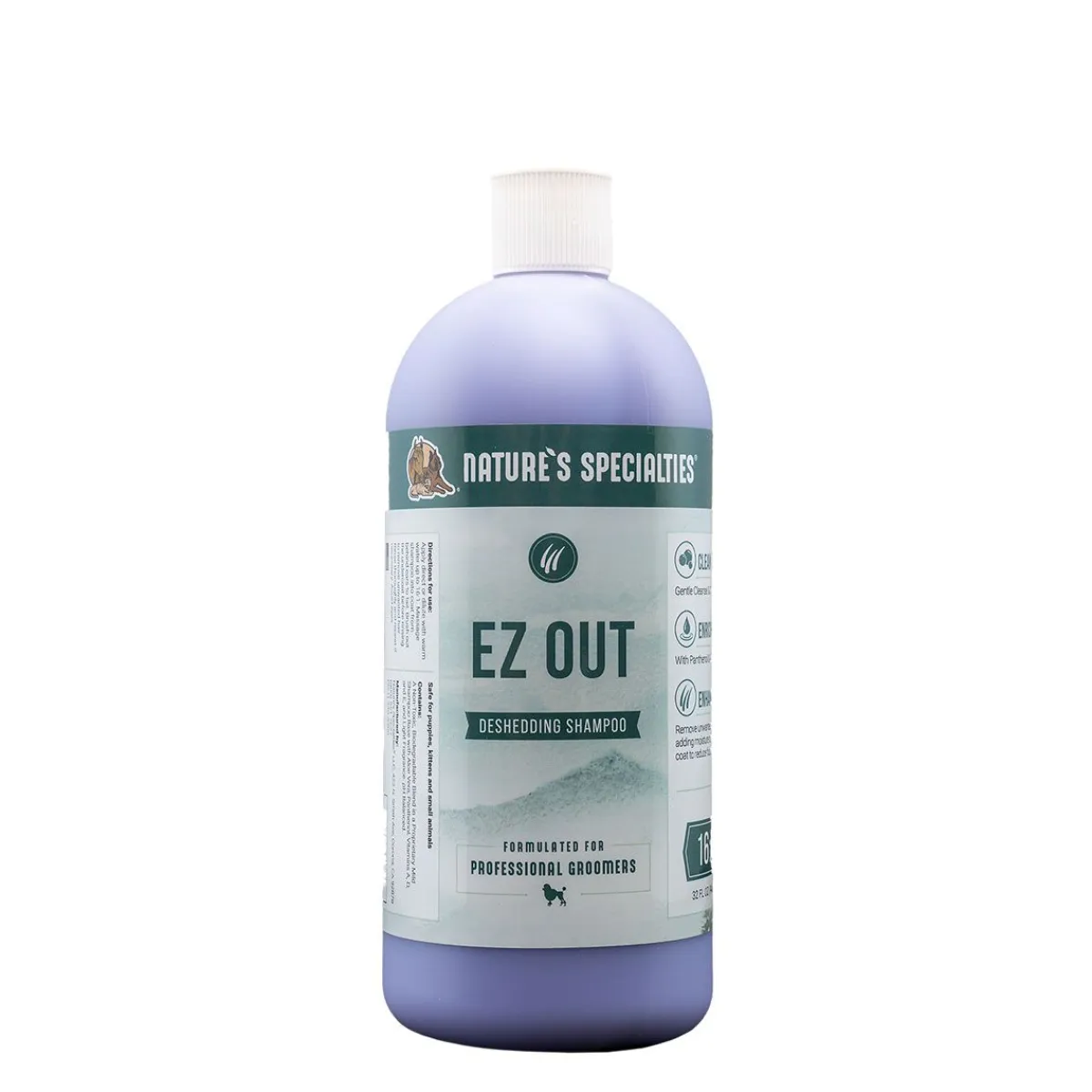 Ryan's Pet Supplies Natures Specialties EZ OUT Deshedding Pet Shampoo 16:1
