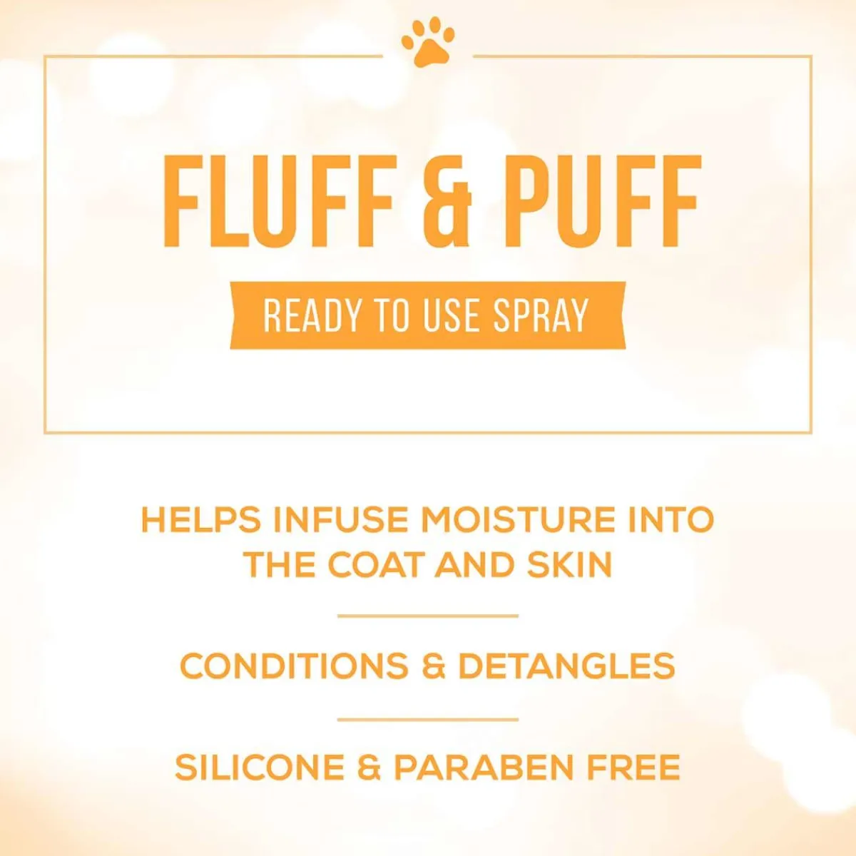 Ryan's Pet Supplies Nature's Specialties Fluff & Puff Remoisturizing Spray
