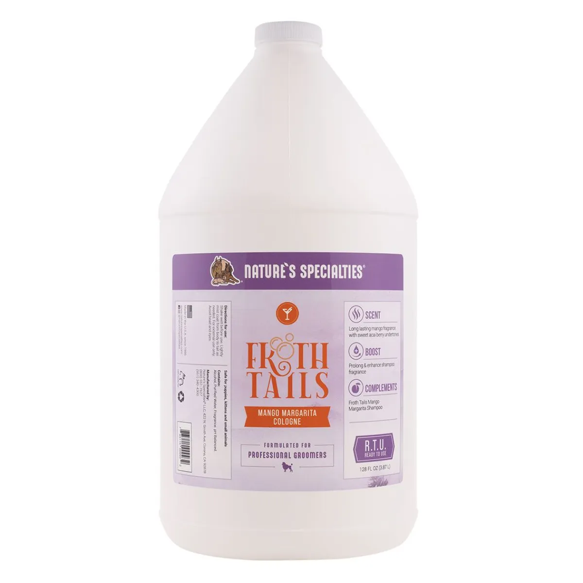 Ryan's Pet Supplies Nature's Specialties Froth Tails Mango Margarita Cologne
