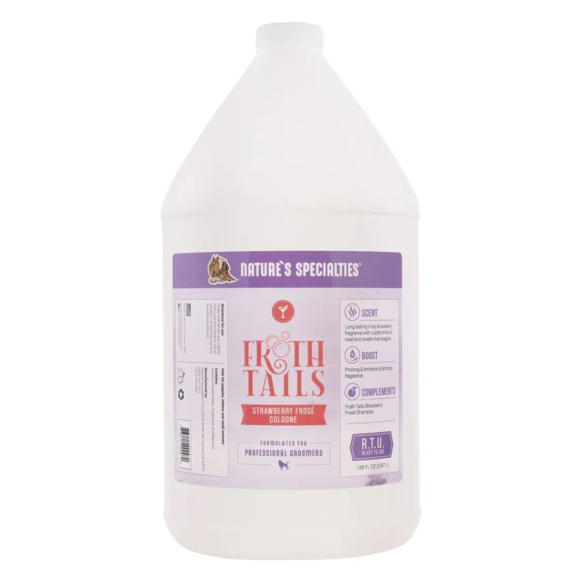 Ryan's Pet Supplies Nature's Specialties Froth Tails Strawberry Frosé Cologne