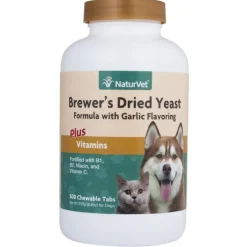 Ryan's Pet Supplies NaturVet Brewer's Yeast With Garlic 500 Tablets