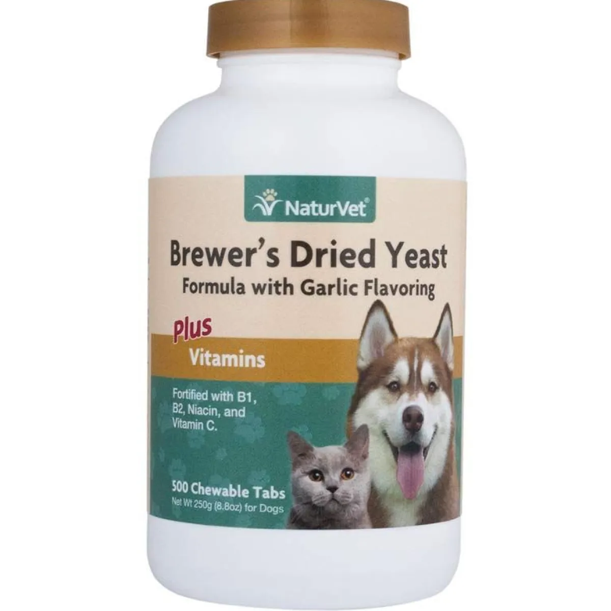 Ryan's Pet Supplies NaturVet Brewer's Yeast With Garlic 500 Tablets