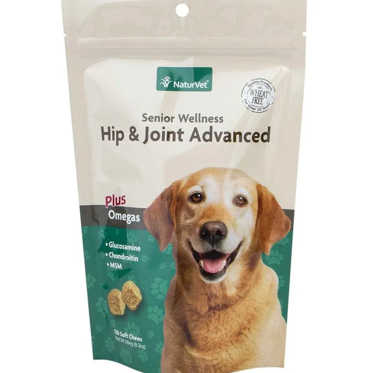 Ryan's Pet Supplies NaturVet Senior Hip & Joint Advanced Omegas Soft Chews 120ct