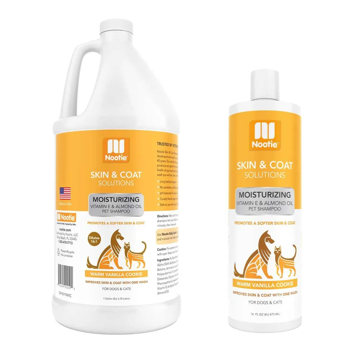 Ryan's Pet Supplies Nootie Warm Vanilla Cookie Moisturizing Pet Shampoo