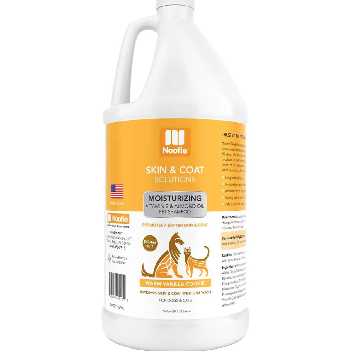 Ryan's Pet Supplies Nootie Warm Vanilla Cookie Moisturizing Pet Shampoo