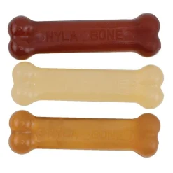 Ryan's Pet Supplies Nylabone FlexiChew Triple Pack Petite Flavored Chew Toy - Petite