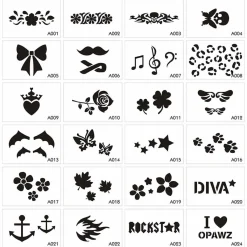 Ryan's Pet Supplies OPAWZ Tattoo Stencil Set
