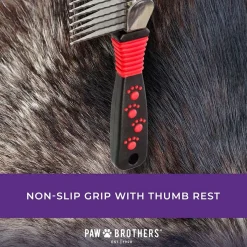 Ryan's Pet Supplies Paw Brothers 9 Blade Dematting Tool