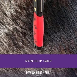 Ryan's Pet Supplies Paw Brothers 32 Blade Double Wide Coat Rake (Extra Fine)