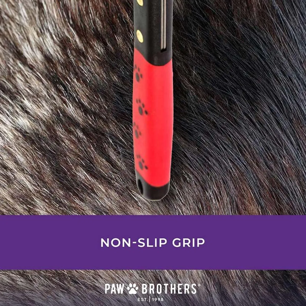 Ryan's Pet Supplies Paw Brothers 32 Blade Double Wide Coat Rake (Extra Fine)