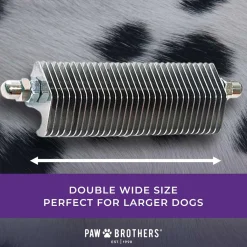Ryan's Pet Supplies Paw Brothers 32 Blade Double Wide Coat Rake (Extra Fine)