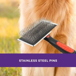Ryan's Pet Supplies Paw Brothers Flat Slicker Brush Small