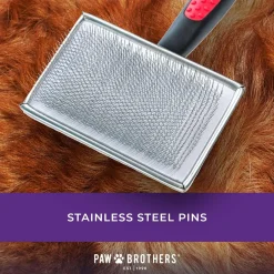 Ryan's Pet Supplies Paw Brothers Flat Slicker Brush X-Large