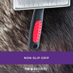 Ryan's Pet Supplies Paw Brothers Flat Slicker Brush X-Large