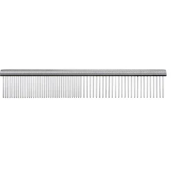 Ryan's Pet Supplies Paw Brothers Greyhound Style Chrome Comb (7.5" Fine/Coarse)