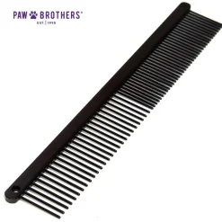 Ryan's Pet Supplies Paw Brothers Greyhound Style True Teflon Comb (7.5" Fine/Coarse)