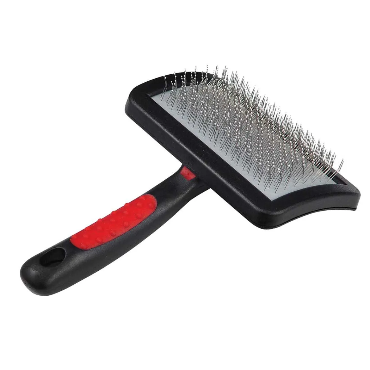 Ryan's Pet Supplies Paw Brothers Large Soft Pin Universal Type Curved Slicker With Coated Pin Tips
