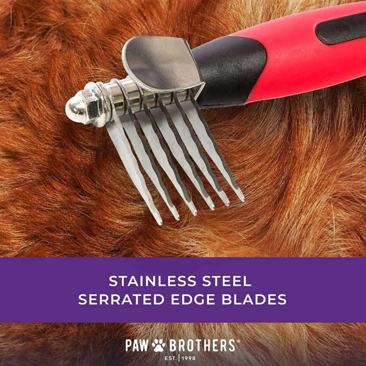 Ryan's Pet Supplies Paw Brothers Mini 6 Blade Dematting Tool