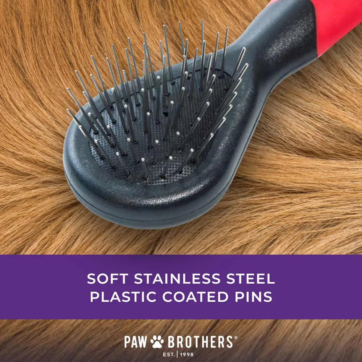 Ryan's Pet Supplies Paw Brothers Mini Soft Pin Brush