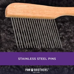 Ryan's Pet Supplies Paw Brothers Poodle Comb Extra Long Teeth