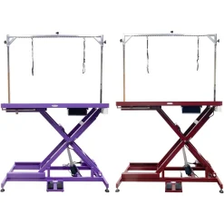 Ryan's Pet Supplies Paw Brothers Pro Low-Low Super Electric Grooming Table - Purple