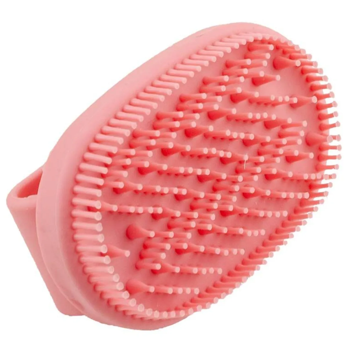 Ryan's Pet Supplies Paw Brothers Small Pink Rubber Curry Brush
