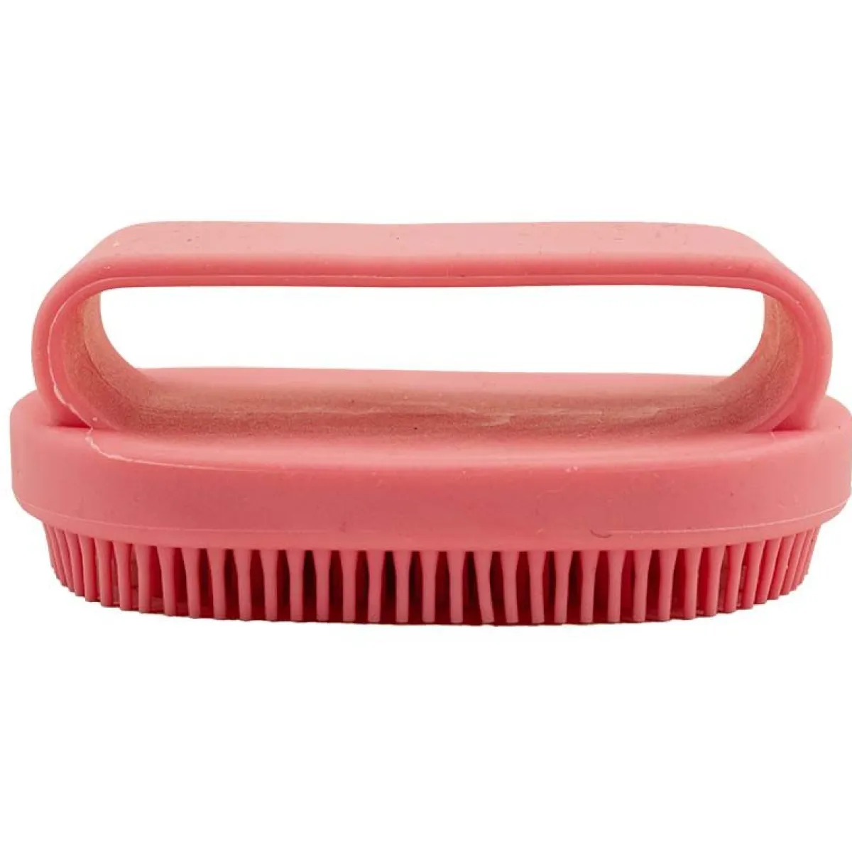 Ryan's Pet Supplies Paw Brothers Small Pink Rubber Curry Brush