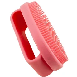 Ryan's Pet Supplies Paw Brothers Small Pink Rubber Curry Brush