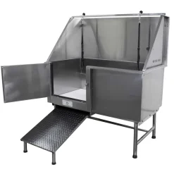 Ryan's Pet Supplies Paw Brothers Stainless Steel 48" Grooming Tub with Ramp