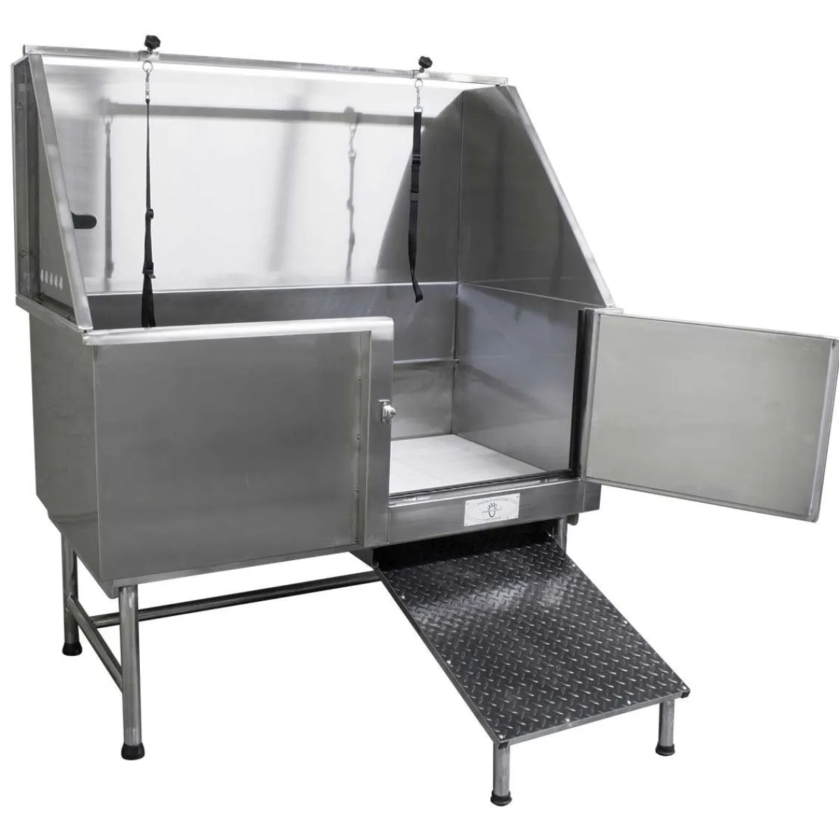 Ryan's Pet Supplies Paw Brothers Stainless Steel 48" Grooming Tub with Ramp