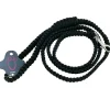 Ryan's Pet Supplies Paw Brothers 6' Tactical Cord Cobra Weave Lead Black