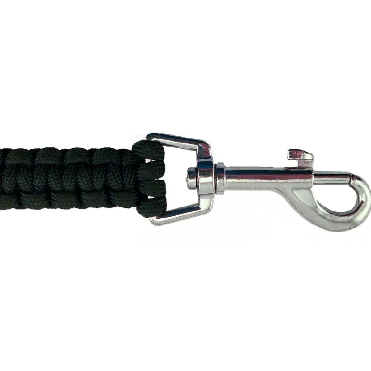 Ryan's Pet Supplies Paw Brothers 6' Tactical Cord Cobra Weave Lead Black