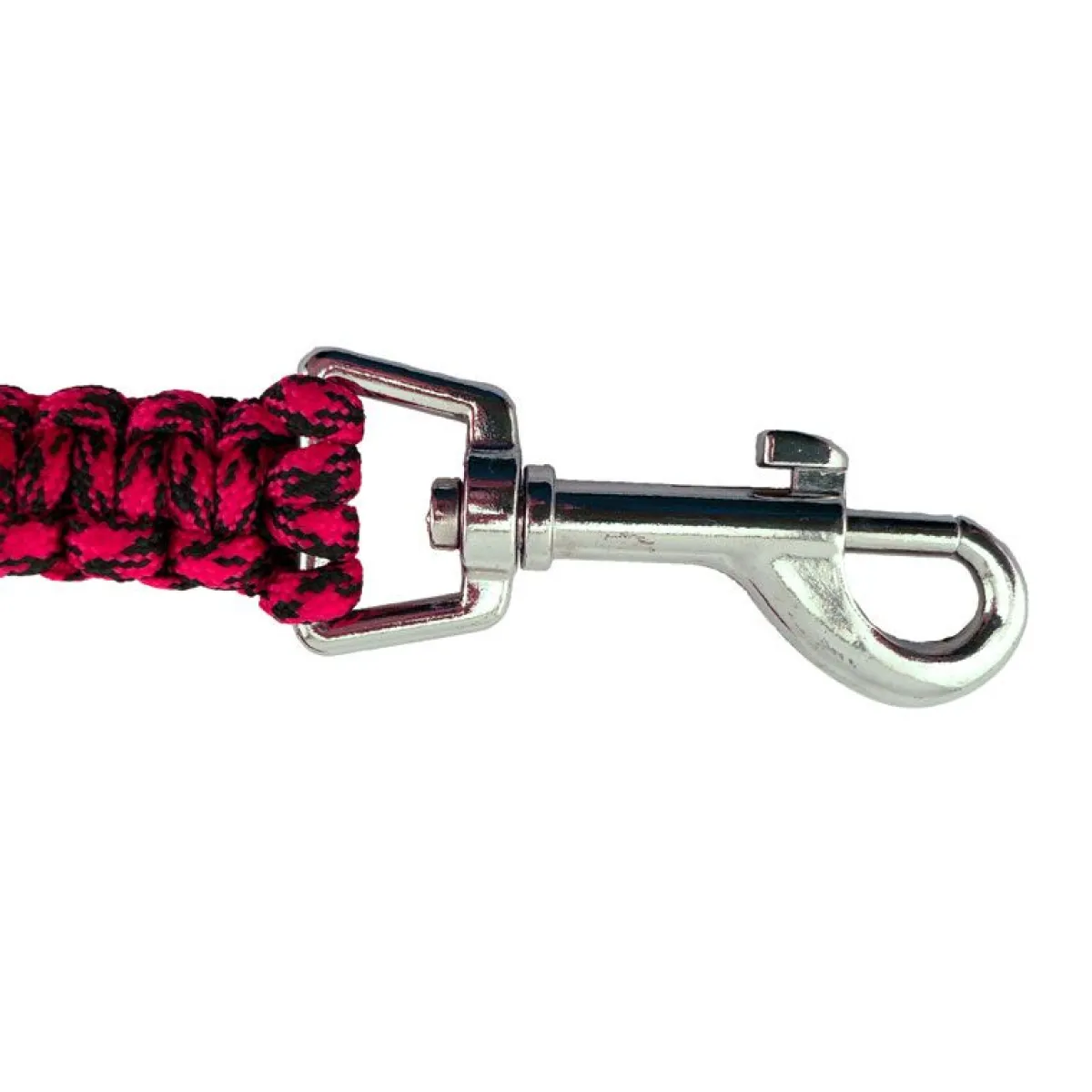 Ryan's Pet Supplies Paw Brothers 6' Tactical Cord Cobra Weave Lead Red & Black